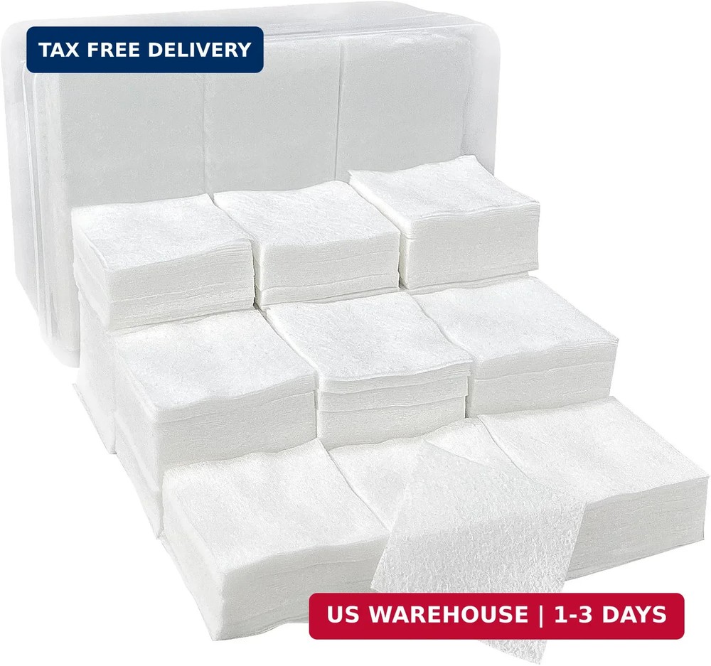 900 PCS Gun Cleaning Patches, 2×2 Inch Square Lint-Free Cotton Pads for 9mm, Rif