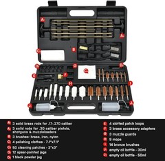 Universal Gun Cleaning Kit: Complete Set for Pistols & Shotguns, 1 Size Fits All