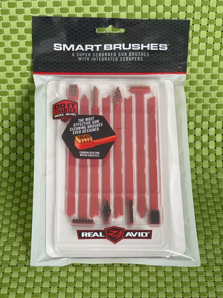 REAL AVID SMART BRUSHES Pack Of 8 With Integrated Scrapers
