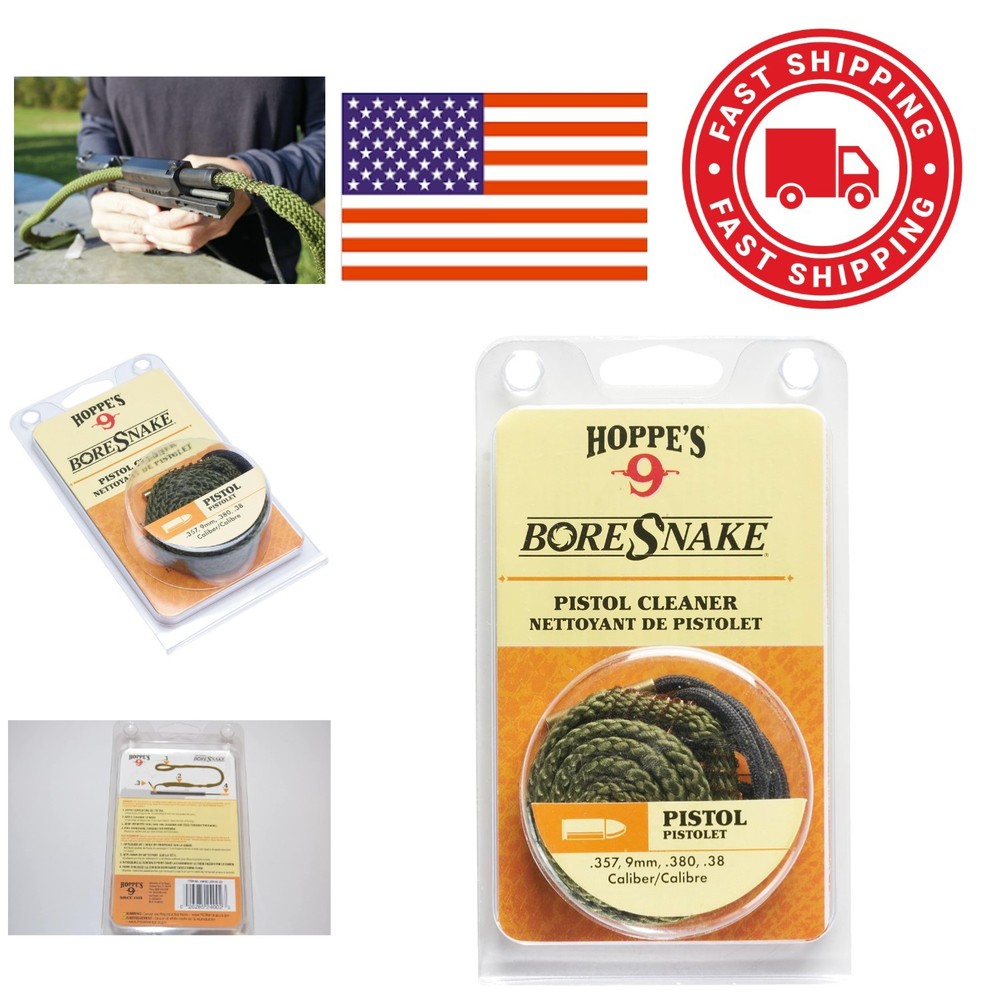 Boresnake Cleaner for Pistols and Revolvers Machine Washable Quick Cleaning Tool
