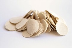 .40-.49 CAL. 1 1/8″ ROUND .020″ THICK DRY SHOOTING PATCHES / QTY. 100 / EMSS4201
