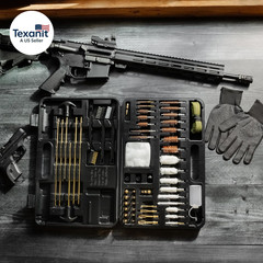 Elite Universal Gun Cleaning Kit for All Guns, Gun Brushes for Pistol Handgun Sh