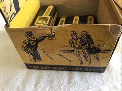 1949 RIG, RUST INHIBITING GREASE, 7 OINTMENT TUBES IN ORIGINAL DISPLAY BOX