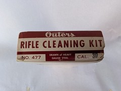 Outers 477 .30 Cal Rifle Cleaning Kit w Box & Papers 1960s