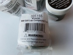 Wheeler 395155 Replacement 600 Grit Lapping Compound (14 Pack, 1 oz EACH)