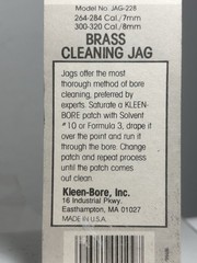 Vintage Kleen Bore 264-284 300-320 Caliber Shotgun Cleaning Jag ~ JAG-228 ~ NOS