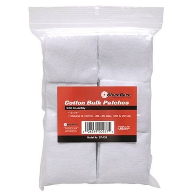 Kleen-Bore Super Shooter 100% Cotton 1.75″ Cleaning Patches – CP17B