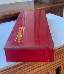 Vintage Outers Rifle Cleaning Kit – Red Metal Box w Rods & Brushes Excellent