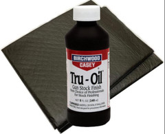 Birchwood Casey Tru-oil Wood Gun Stock Finish (8oz) with Two Absorbent Pads