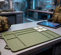 Gun Cleaning Mat Anti-Slip Rubberized Maintenance Mat for Handgun Rifle Shotgun