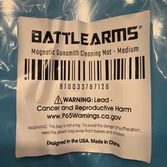 Battlearms Large Rubberized Magnetic Gunsmith Cleaning Mat