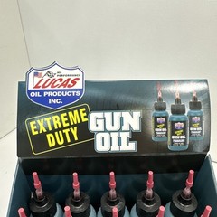 Lucas 10875 Extreme Duty Gun Oil Display Case Of 20
