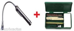 Pistol Cleaning Kit 8+ Pieces! Gun Brushes 9mm .357 .380 + FREE LED BORE LIGHT!