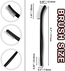 20Pcs Nylon Gun Cleaning Brushes Gun Cleaning Kit Supplies 7″ Inch Universal Bri