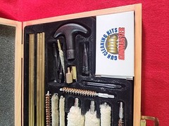 Gunmaster Deluxe Universal Gun Cleaning Kit UGC 76W In Wooden Box Used Condition