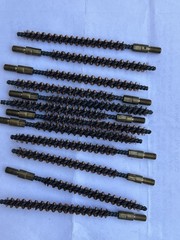 12 Brass/Bronze 22 Cal. Bore Brush Cleaning Tools-New