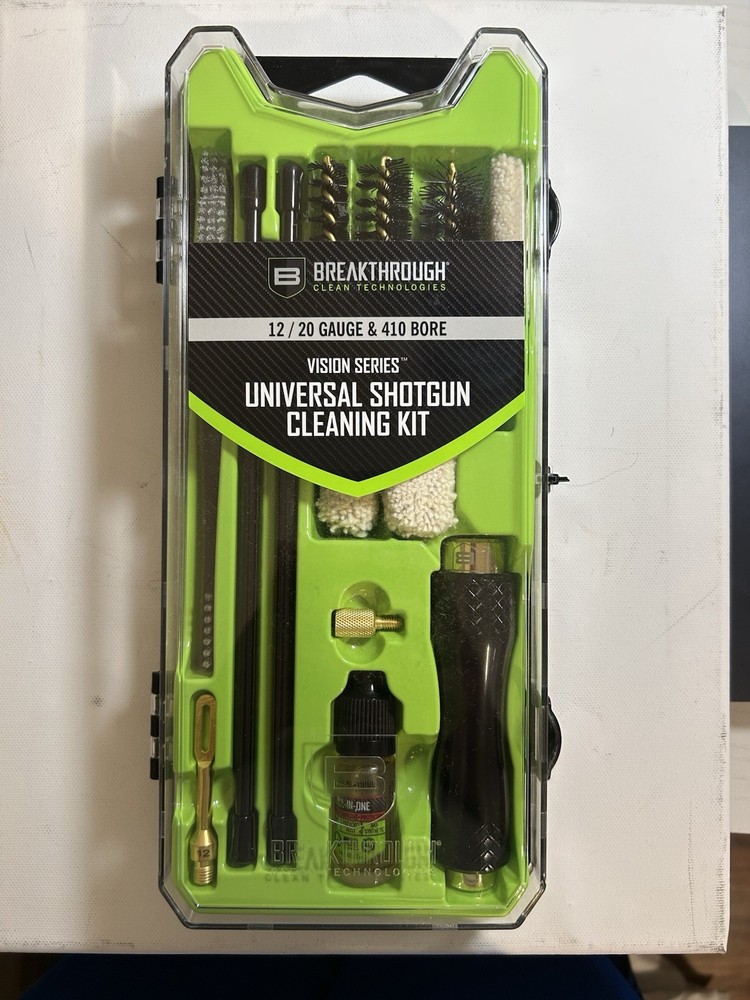 Breakthrough Vision Series Shotgun Cleaning Kit 12/20 Gauge & 410 Bore New Boxed