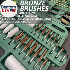 Gun Cleaning Kit, Universal Gun Cleaning Kit for All Caliber Shotgun Pistol Rifl
