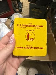 One U.S Goverment Cleaner No.469 gun cleaner outers laboratories inc