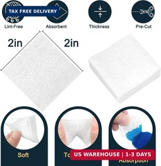 Gun Cleaning Supplies – Lint Free Gun Cleaning Patches and 6 Inch Gun Cleaning S