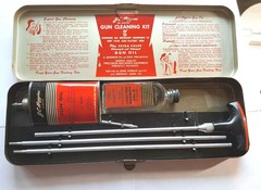 Vintage JC Higgins Gun Cleaning Kit with Handy Oiler Hunting & Gun Collectible