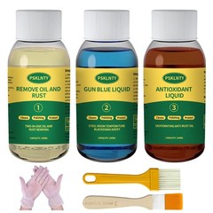 PSKLNTY Gun Bluing Kits Liquid Gun Blue Finishing Rust Removal Lubrication Al…