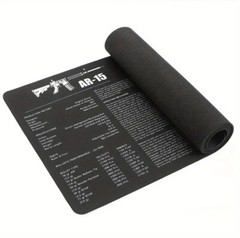 AR-15 X-Large Gunsmith Bench Pad Gun Cleaning Mat Rifle 35″ X 12″ Clean Edge