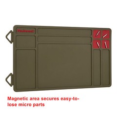 Brown Gun Cleaning Mat Rubberized Repair Mat 15.9″ x 9.8″ for Pistol Handgun