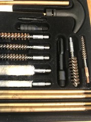 One OUTERS Gun Cleaning Kit Wood Boxed 31 Pc Gun Maintenance Tool Set