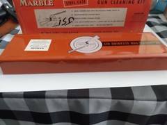 Vintage Marbles .30 cal Cleaning Kit Steel Case With Cardboard Slip Cover LOOK!