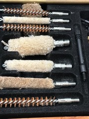 DAC Gunmaster Universal Gun Cleaning Kit Wood Case Multi Caliber Rifle Pistol