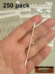M00503x10 MOREZMORE 250 Mini Pointed Gun Tip Tip Micro Qtips Q-tips Swab G-Tip