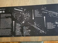 TekMat Clean Mat 12″x35.5″ Neoprene Rubber Black Mat See All Pics And Descriptio
