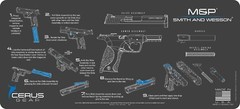 For Smith & Wesson M&P Instructional Jumbo 12″ X 27″ Gun Cleaning Mat