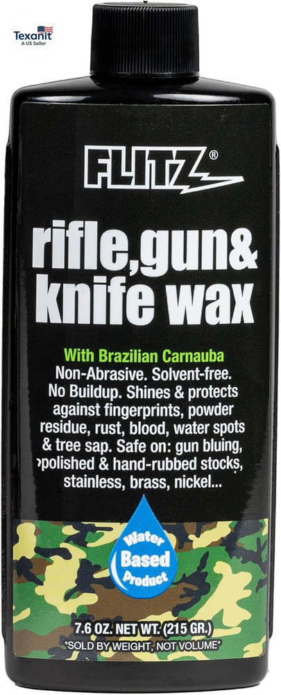 Rifle, Gun, Knife Wax – 7.6Oz Bottle of Usa-Made, Premium Beeswax & Carnauba Wax