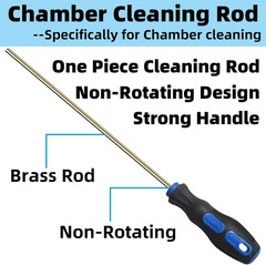 .223Cal 5.56Mm .300 Blackout Chamber Cleaning Kit – Non Rotating Cleaning Rod