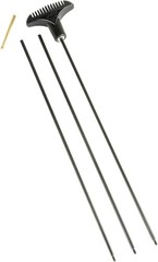 3-Piece No. 9 Steel Cleaning Rod with Swivel Handle for .17/.204 Rifles