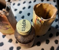Vintage 1937 HOPPE’S No.9 Nitro Powder Solvent Oil With Manual Damaged Box Empty