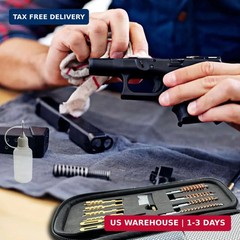 Gun Cleaning Kit, Universal Gun Cleaning Kit for All Caliber Shotgun Pistol Rifl