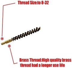 .22 Cal Bore Nylon Gun Cleaning Brush for 22lr Rifle Pistol Handgun Cleaning (6