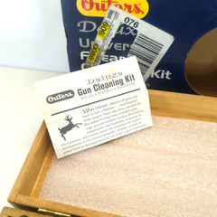 Outers Deluxe Universal Firearm Gun Cleaning Kit Rifle Pistol Shotgun Used