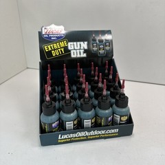 Lucas 10875 Extreme Duty Gun Oil Display Case Of 20