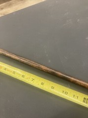 Vintage Three Piece Wood and Brass Gun Cleaning Rod