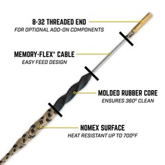 Otis Technology Ripcord Gun Cleaning System, Tan-Green, Small – 36 in: FG-RC-330
