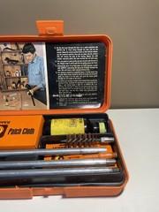 Vintage Hoppe’s Gun Cleaning Kit – ORIGINAL ALL Everything Included Orange