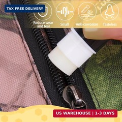 Hunting Zipper Wax Sticks-Portable Snap and Zipper Lubricant-Wax Snap and Zipper
