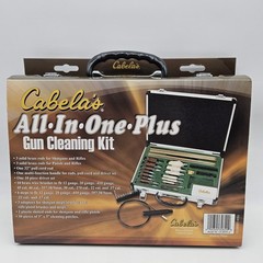 Cabelas CA880PLS All-In-One Gun Cleaning Kit Metal Case New Broken Handle