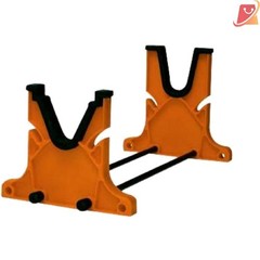 Gun Cleaning Cradle Adjustable Rubber Saddles for Home Range Field Use