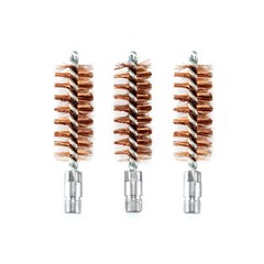 3 x Bronze Bristle Bore Long Brush .20 Gauge 5/16-27 Thread for Gun Cleaning Rod