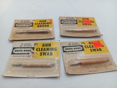 Brite Bore 22 27 25 Caliber No 1AS 7CS Gun Cleaning Brush 4 Pack vtg
